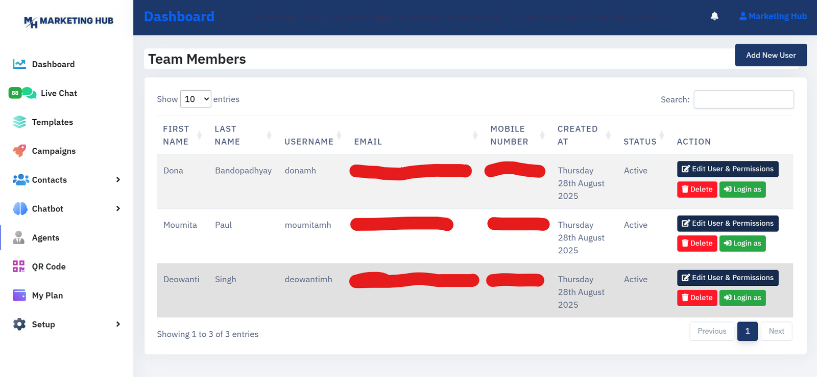 WhatsApp Agent Creation